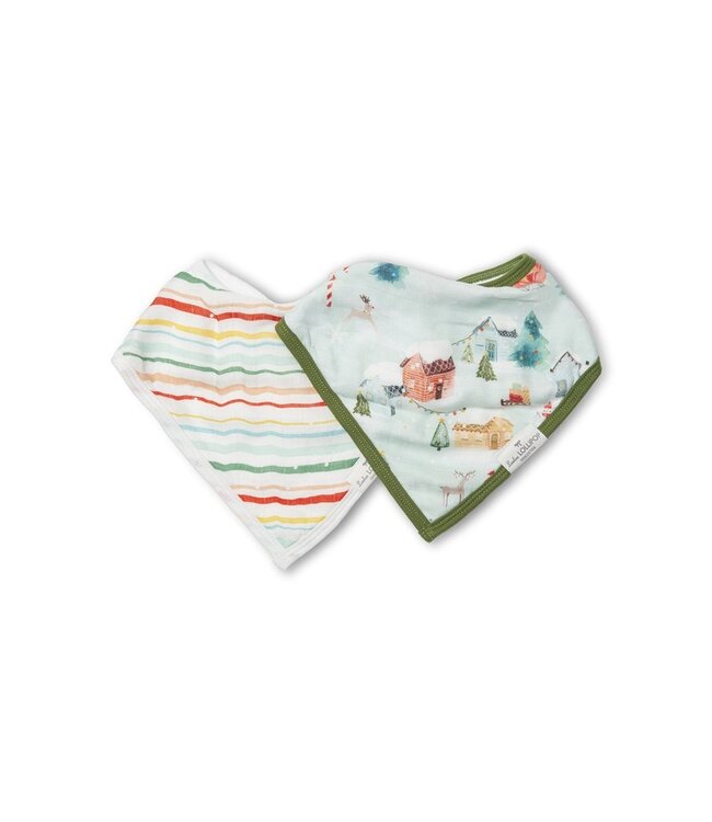 LOULOU LOLLIPOP ENS. 2 BAVOIRS - MERRY AND BRIGHT