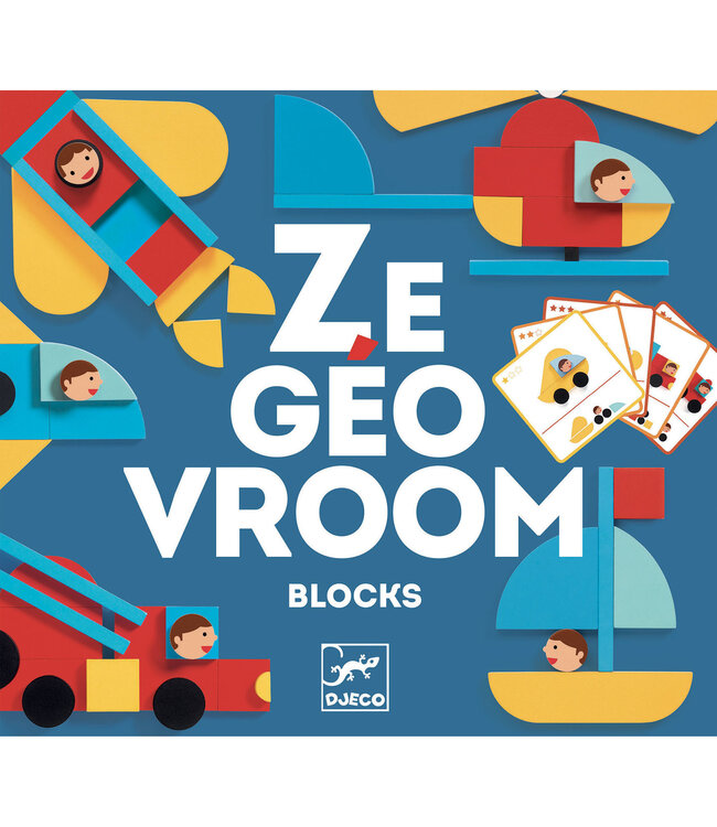 DJECO JEU DE CONSTRUCTION - ZE GEO VROUM