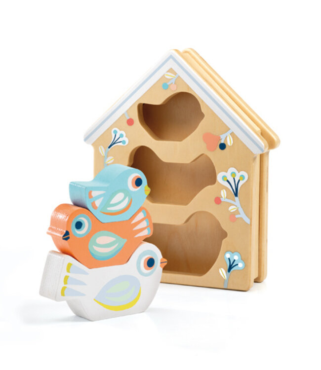 DJECO MAISON A FORMES - OISEAUX