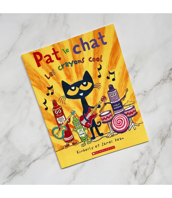 SCHOLASTIC LIVRE - PAT LE CHAT : LES CRAYONS COOL