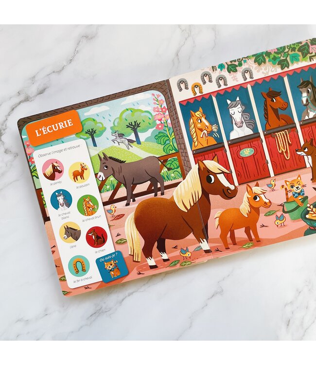 AUZOU CHERCHE ET TROUVE DES TOUT-PETITS : À LA FERME