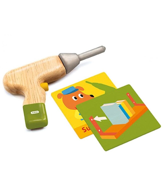DJECO JOUET EN BOIS - SUPER BRICOLO
