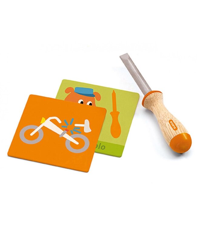 DJECO JOUET EN BOIS - SUPER BRICOLO