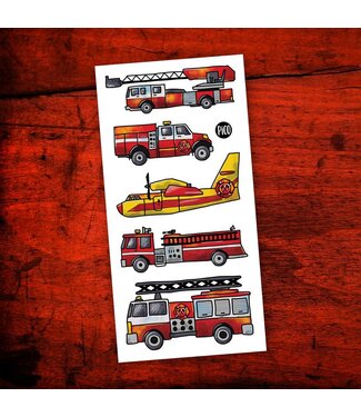 PiCO TATOO TATOUAGES TEMPORAIRES - EN SÉCURITÉ AVEC LES POMPIERS