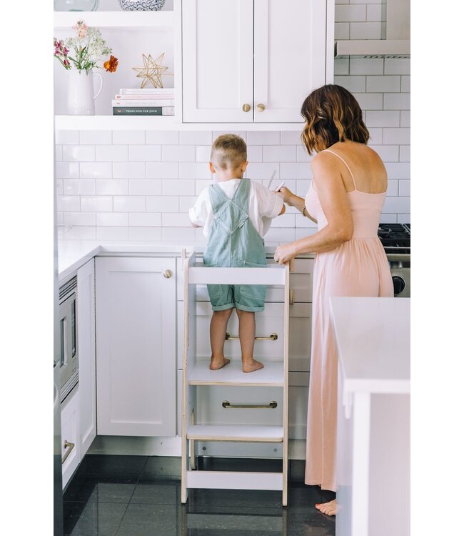 PETIT APPRENTI TOUR D'APPRENTISSAGE SIMONE - BLANC