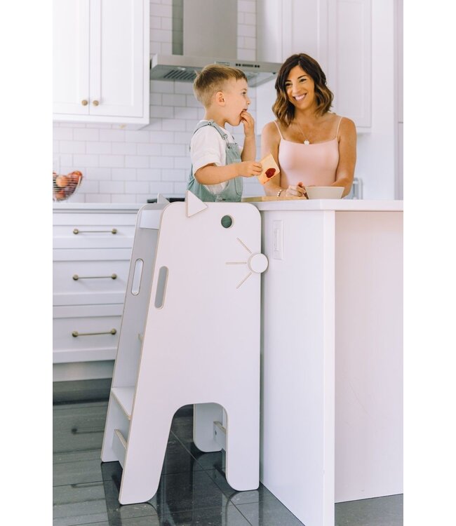 PETIT APPRENTI TOUR D'APPRENTISSAGE SIMONE - BLANC