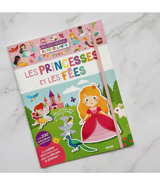AUZOU MES TOUT PREMIERS AUTOCOLLANTS - LES PRINCESSES ET LES FÉES