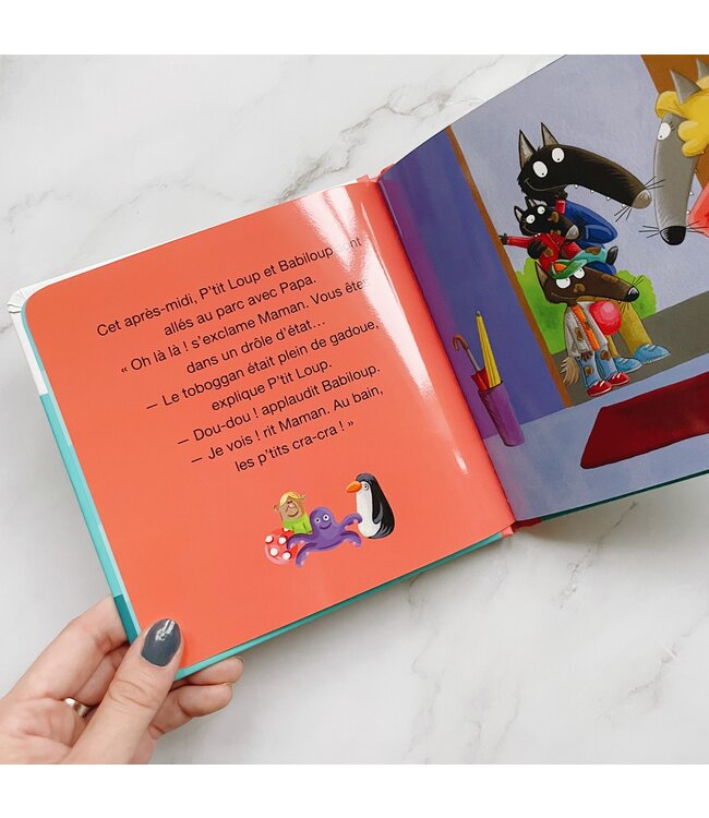 AUZOU LIVRE - P'TIT LOUP SE LAVE SEUL