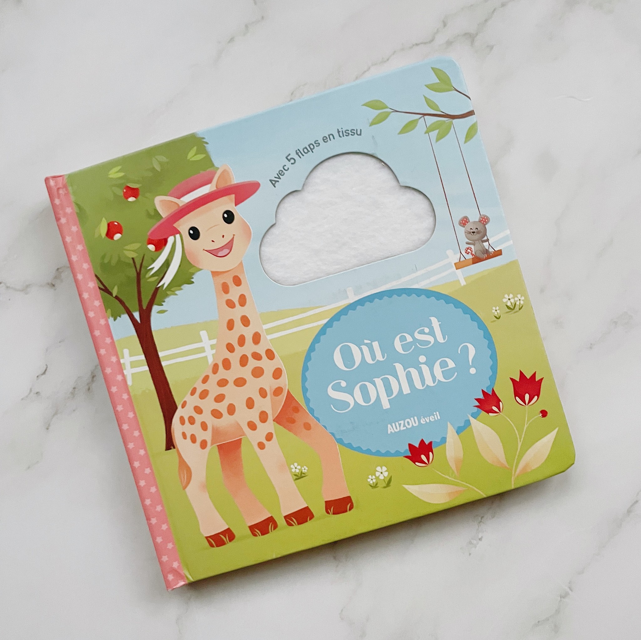 Livre tissu Sophie la girafe