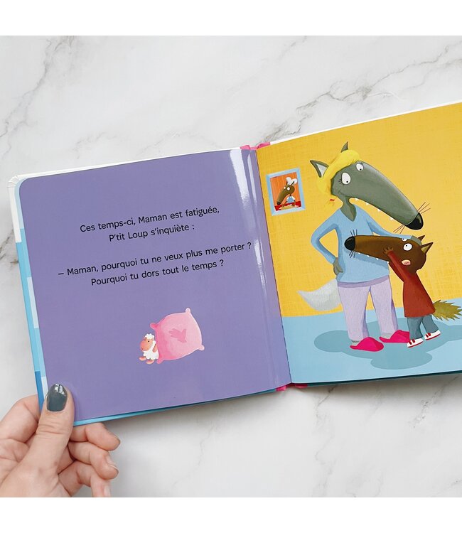 AUZOU LIVRE - P'TIT LOUP DEVIENT GRAND FRÈRE