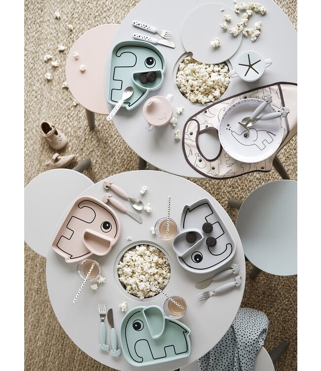 DONE BY DEER ASSIETTE À SUCCION ELPHEE - GREY