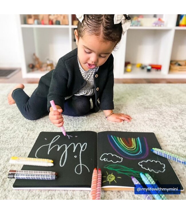 OOLY ENS. 12 PASTELS À L'HUILE - TWISTY STIX