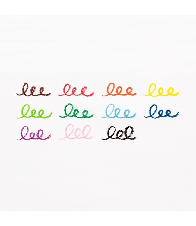 OOLY ENS. 12 PASTELS À L'HUILE - TWISTY STIX