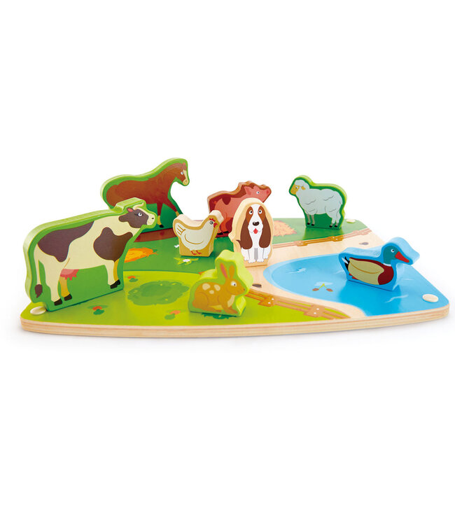 HAPE PUZZLE ET JEU - ANIMAUX DE LA FERME