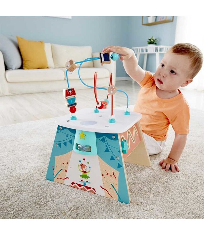 HAPE CUBE D'ÉVEIL ÉCLAIRÉ - CIRQUE