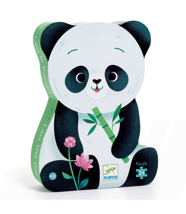 DJECO PUZZLE SILHOUETTE (24MCX) - LÉO LE PANDA