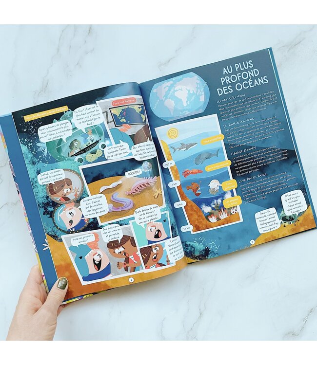 LIVRE - DÉCOUVRE LES ANIMAUX MARINS EN BD