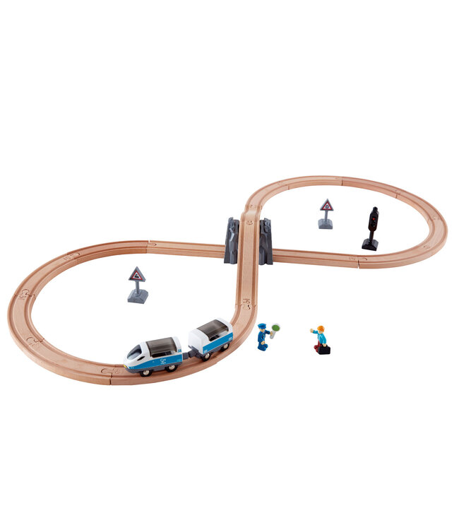 HAPE TRAIN EN BOIS - CIRCUIT EN 8