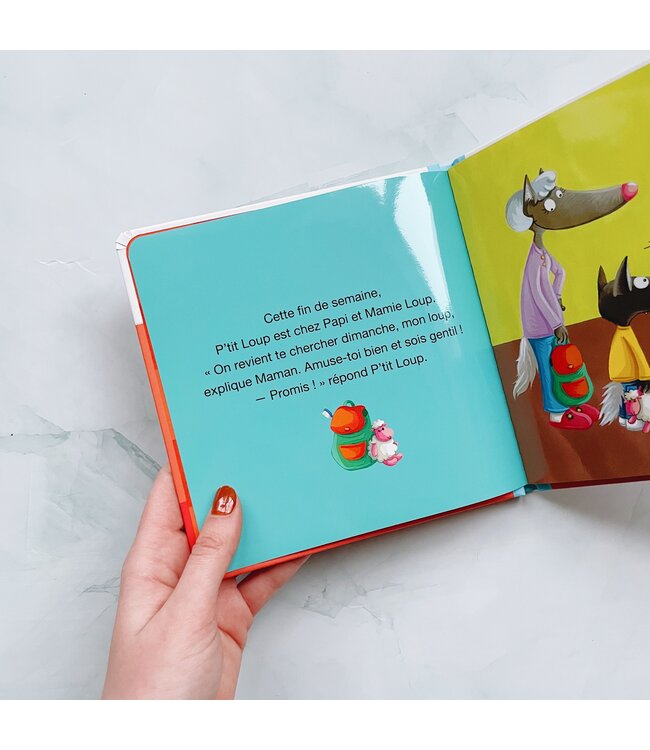 AUZOU LIVRE - P'TIT LOUP VA CHEZ PAPI ET MAMIE