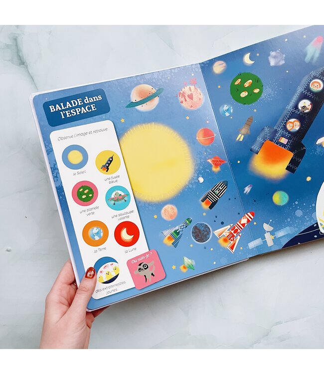 AUZOU CHERCHE ET TROUVE DES TOUT-PETITS : L'INCROYABLE VOYAGE DANS L'ESPACE