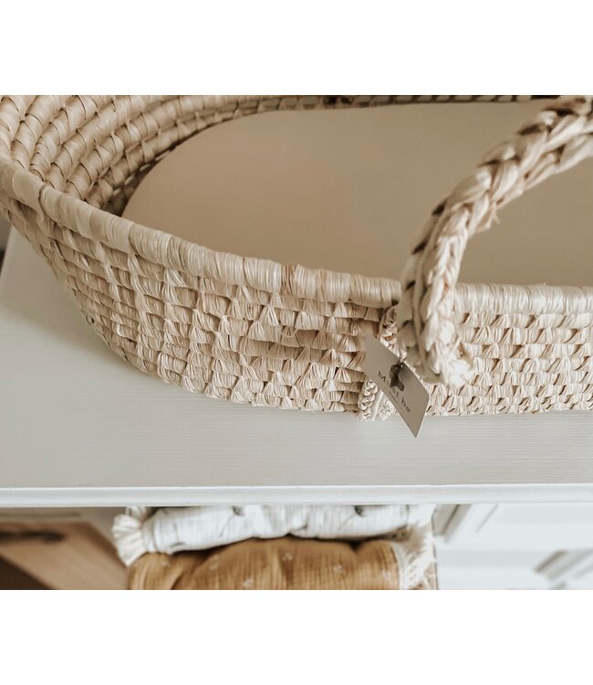 MUST BE BABY DRAP-HOUSSE POUR MATELAS À LANGER - AVOINE