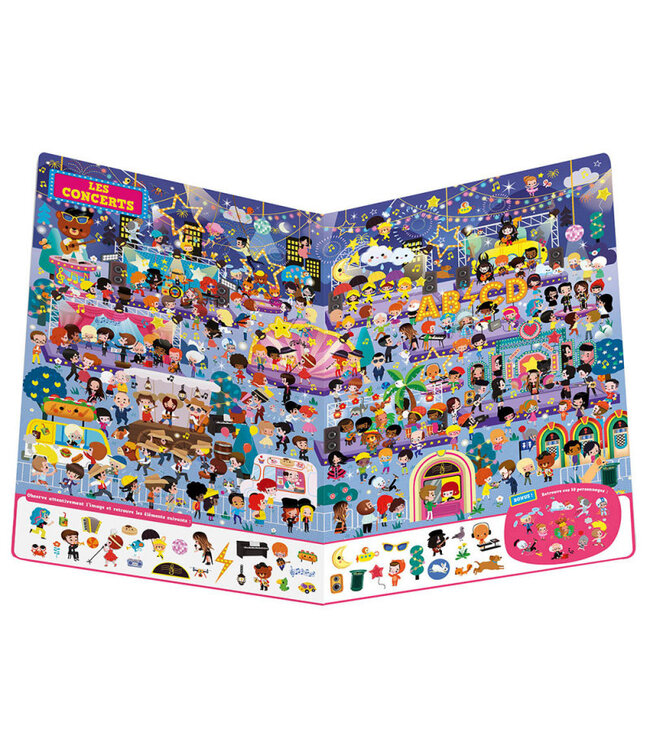 AUZOU CHERCHE ET TROUVE GÉANT : AU SPECTACLE !