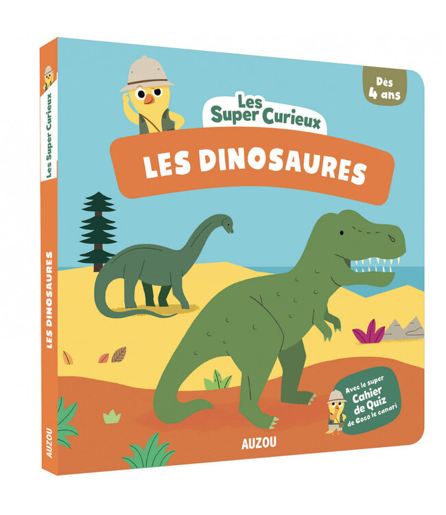AUZOU LES SUPER-CURIEUX  : LES DINOSAURES
