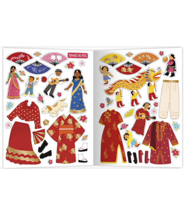 AUZOU MES 500 AUTOCOLLANTS CRÉATIFS - AUTOUR DU MONDE