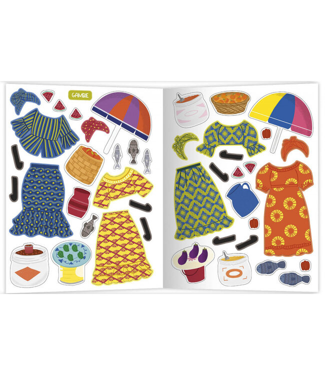 AUZOU MES 500 AUTOCOLLANTS CRÉATIFS - AUTOUR DU MONDE