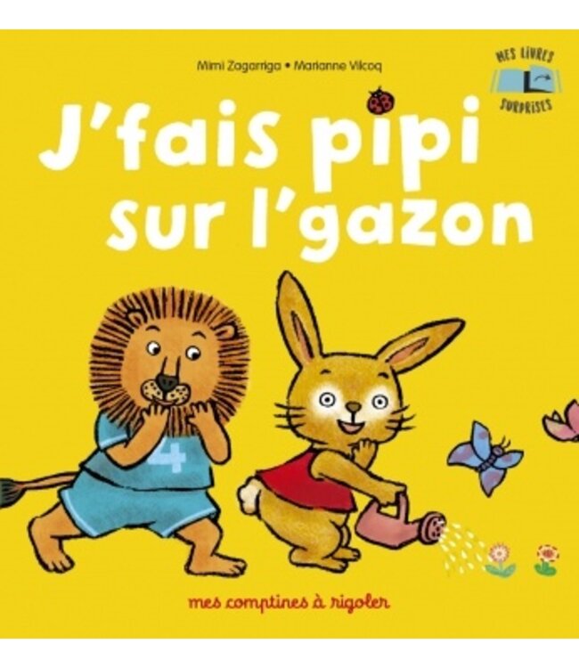 LIVRE - J'FAIS PIPI SUR L'GAZON
