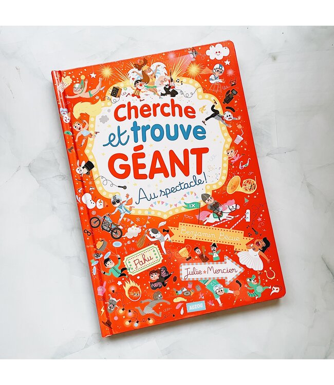 AUZOU CHERCHE ET TROUVE GÉANT : AU SPECTACLE !