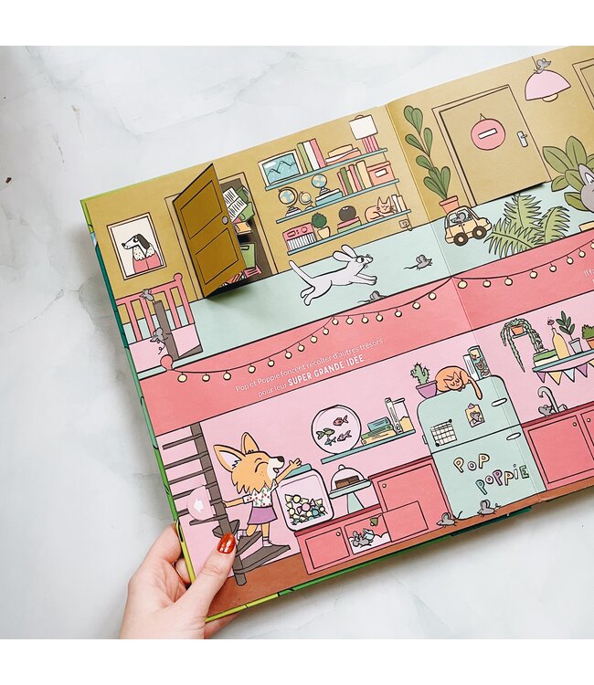 AUZOU LIVRE -LA SUPER GRANDE IDÉE DE POP ET POPPIE