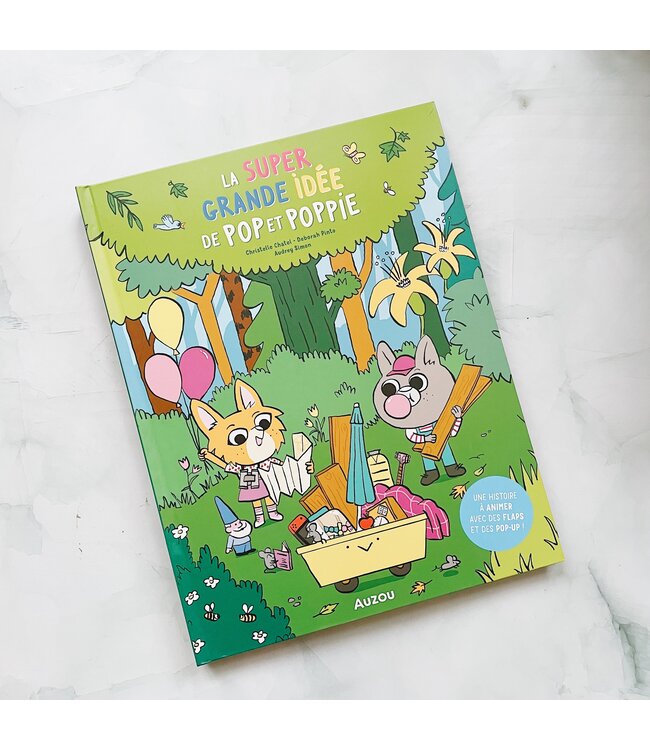 AUZOU LIVRE -LA SUPER GRANDE IDÉE DE POP ET POPPIE