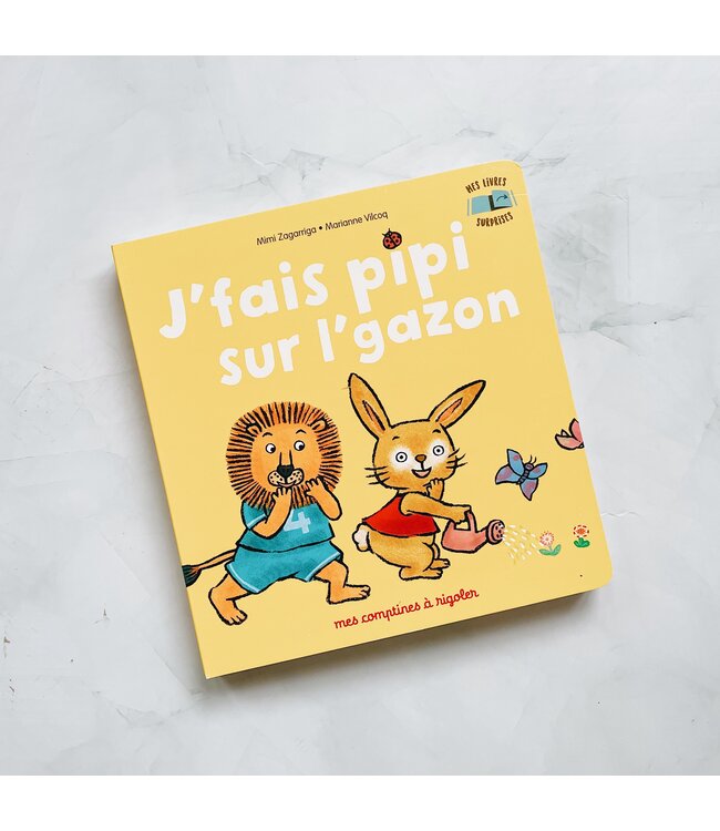 LIVRE - J'FAIS PIPI SUR L'GAZON