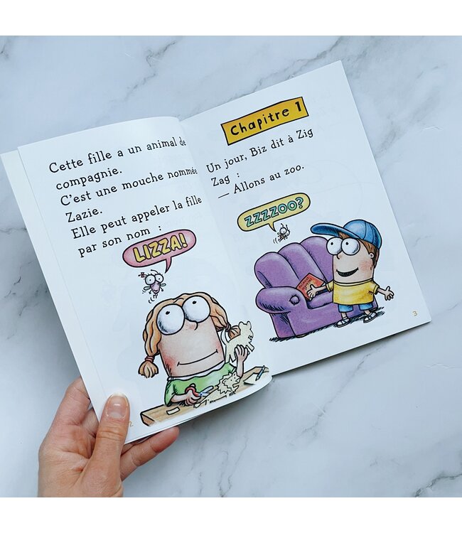 SCHOLASTIC LIVRE - ZIG ZAG ET ZAZIE : PEUR DANS LA NUIT