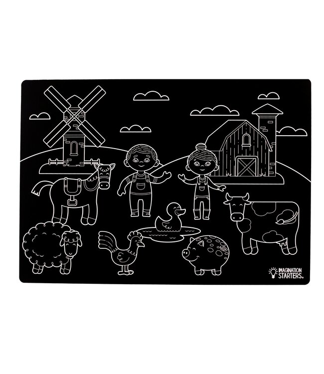 NAPPERON TABLEAU NOIR - FERME