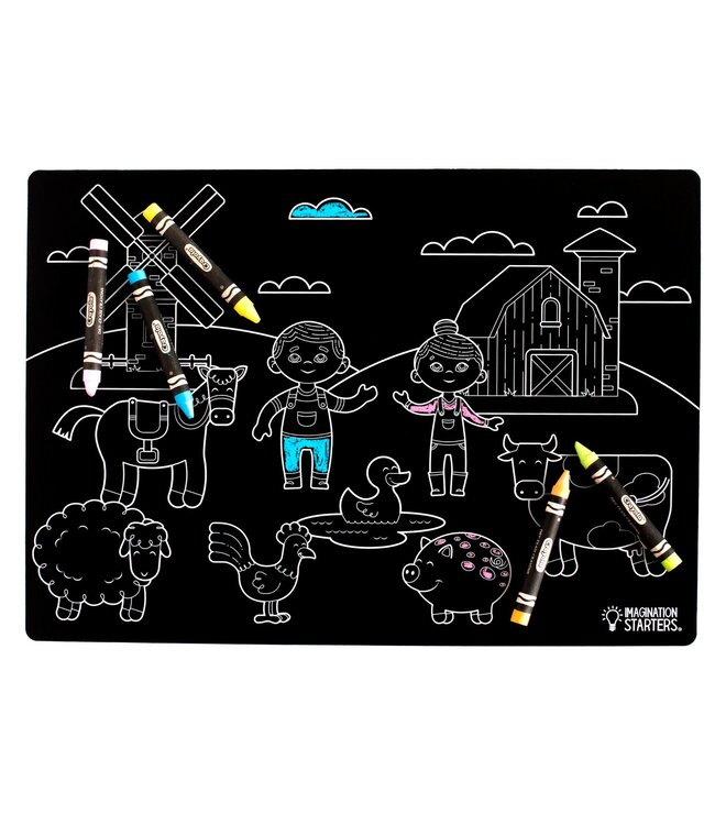 NAPPERON TABLEAU NOIR - FERME