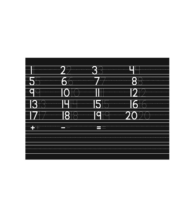 NAPPERON TABLEAU NOIR - NOMBRES
