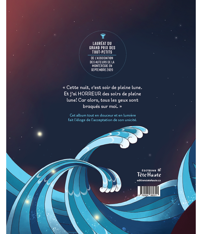 LIVRE - LA LUNE QUI NE VOULAIT PAS FAIRE DE VAGUES