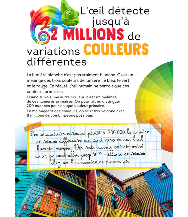 LIVRE - 100 FAITS ÉTONNANTS SUR LE CORPS HUMAIN