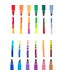 OOLY ENS. 12 CRAYONS SWITCHEROO - COULEURS CHANGEANTES