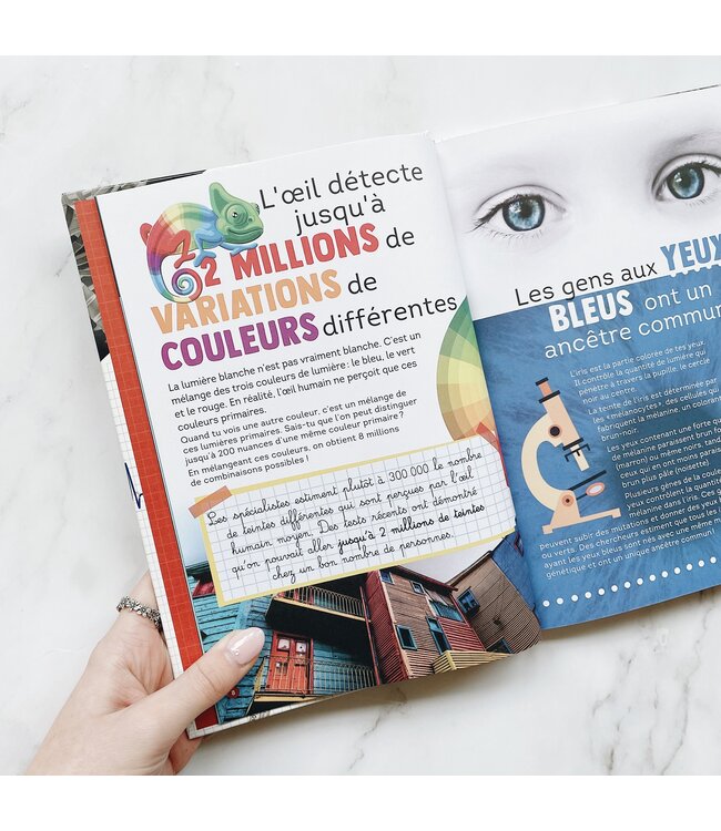 LIVRE - 100 FAITS ÉTONNANTS SUR LE CORPS HUMAIN