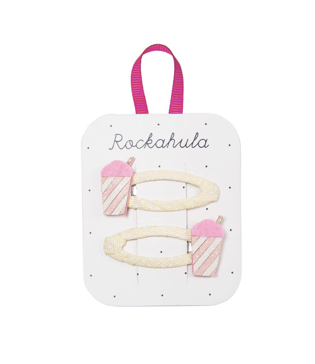 ROCKAHULA ENS. 2 BARRETTES - MILKSHAKE