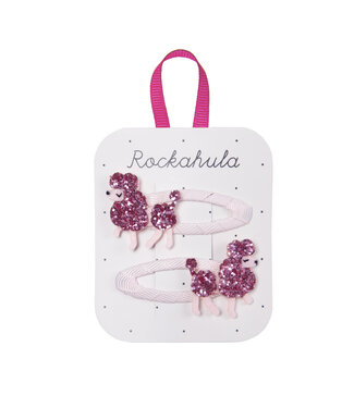 ROCKAHULA ENS. 2 BARRETTES - PENELOPE POODLE