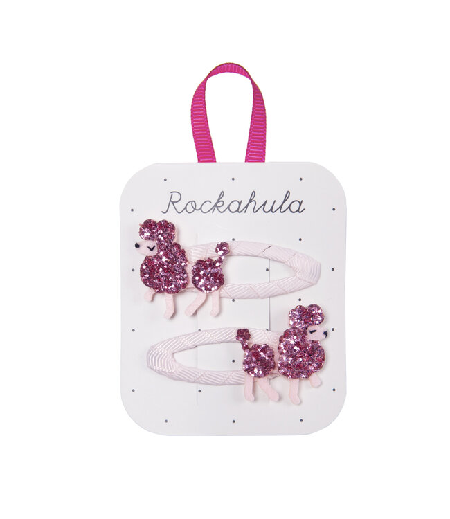 ROCKAHULA ENS. 2 BARRETTES - PENELOPE POODLE