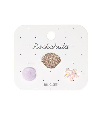 ROCKAHULA ENS. 3 BAGUES - SEASHELL