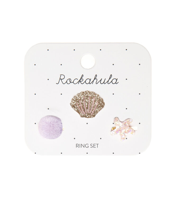 ROCKAHULA ENS. 3 BAGUES - SEASHELL