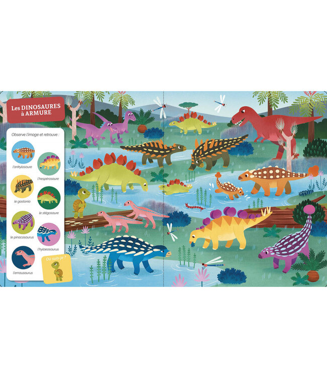 AUZOU CHERCHE ET TROUVE DES TOUT-PETITS - DINOSAURE