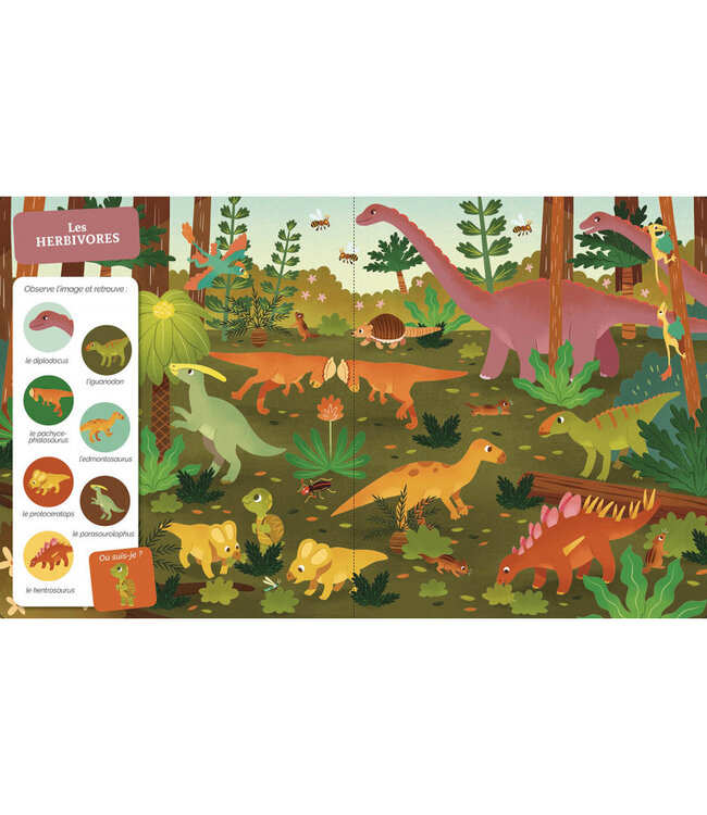 AUZOU CHERCHE ET TROUVE DES TOUT-PETITS - DINOSAURE