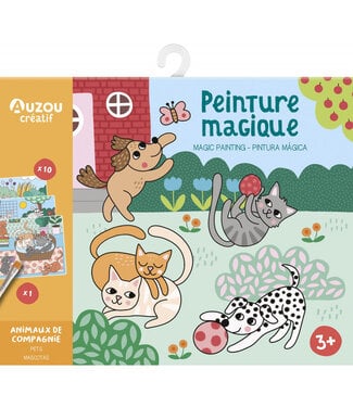 AUZOU MA PEINTURE MAGIQUE - ANIMAUX DE COMPAGNIE